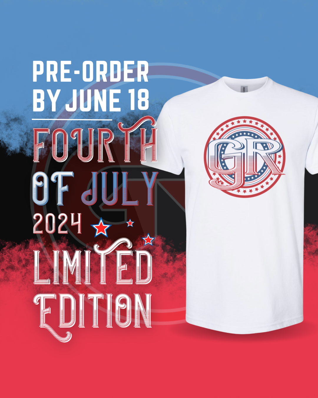 LIMITED EDITION: Independence Day 2024 GR Tee | PRE-ORDER BY JUNE 18